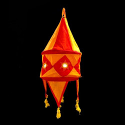 LAMPARA DE TELA DE 1 PISO