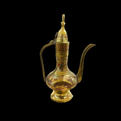 TETERA GRANDE DE BRONCE DECORATIVA