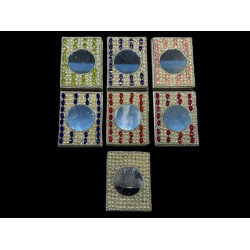 LIBRETA PERLAS CON ESPEJO CHICA