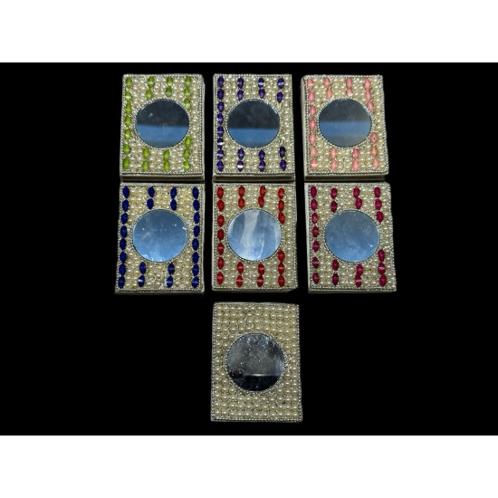 LIBRETA PERLAS CON ESPEJO CHICA