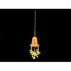 COLGANTE CAMPANA + ELEFANTE CON 4 ELEFANTES 'RD91'