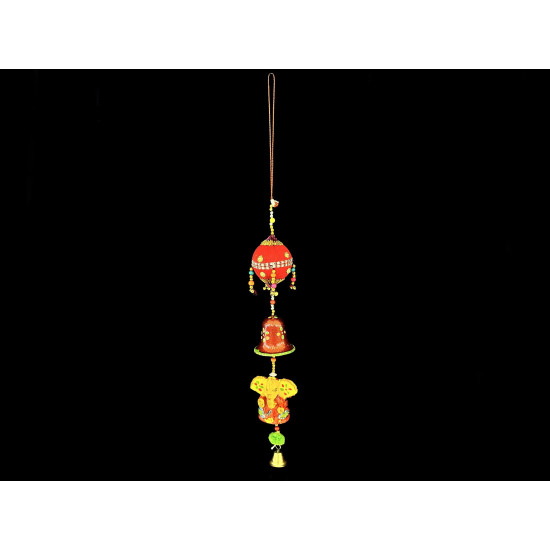 COLGANTE BOLA + CAMPANA + GANESHA 'RD93'