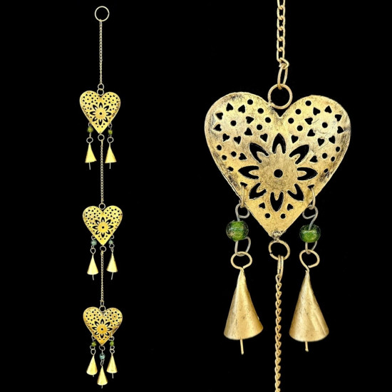 TIRA CORAZON GORDO CALADO X3 DORADO 'RD139'