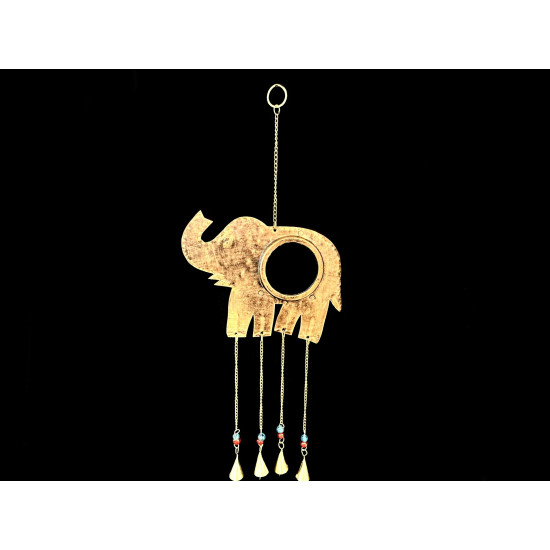 COLGANTE ELEFANTE CON ESPEJO COBRE 'RD105'
