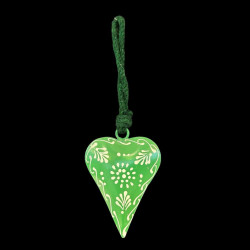 COLGANTE CORAZON VERDE '18816 G'