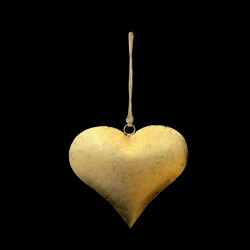 COLGANTE CORAZON DORADO '21844 A'