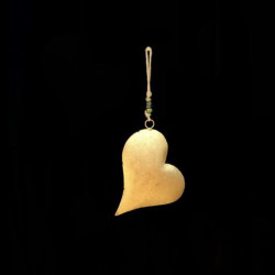 COLGANTE CORAZON DORADO '19843 B'