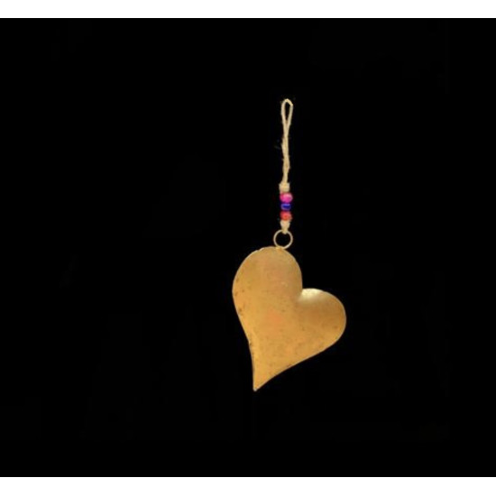 COLGANTE CORAZON DORADO '19843 C'