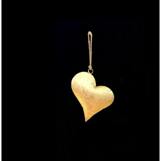 COLGANTE CORAZON DORADO '19843 A'