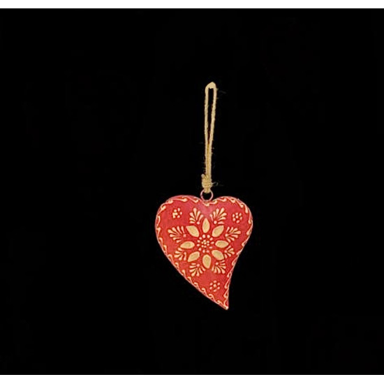 COLGANTE CORAZON ROSA '21511 P B'