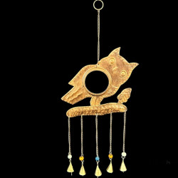 COLGANTE ESPEJO BUHO GRANDE COBRE 'AT-RD186'