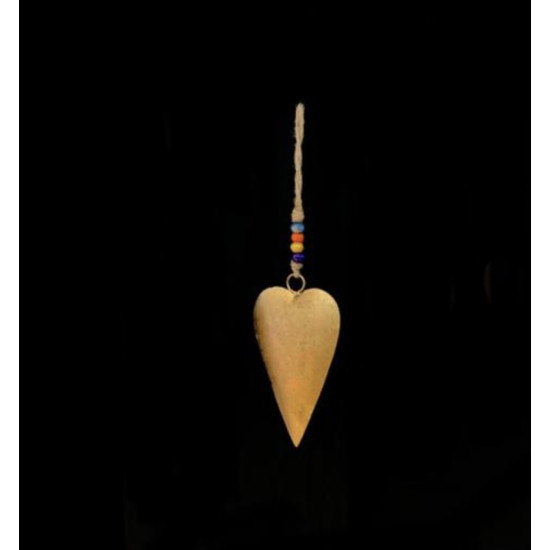 COLGANTE CORAZON DORADO '19803 B'