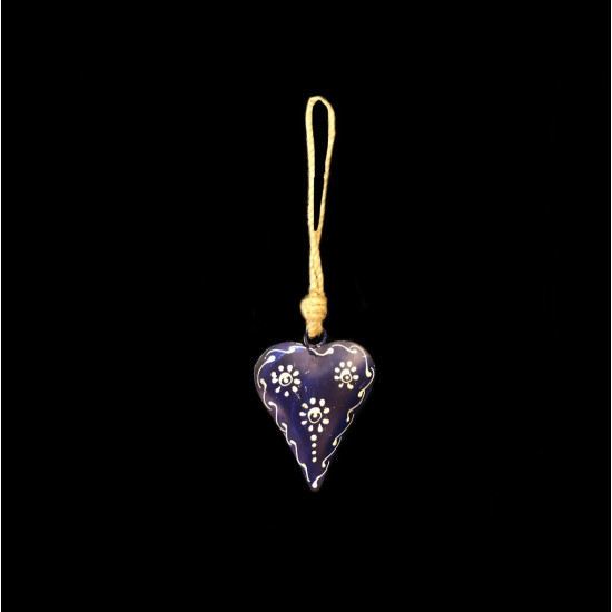 COLGANTE CORAZON AZUL '18816 B'