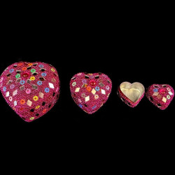 SET X3 PASTILLERO CORAZON BRILLO 'SM304'