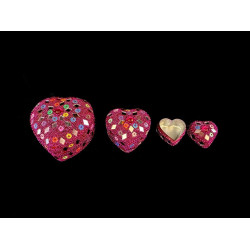SET X3 PASTILLERO CORAZON BRILLO 'SM304'
