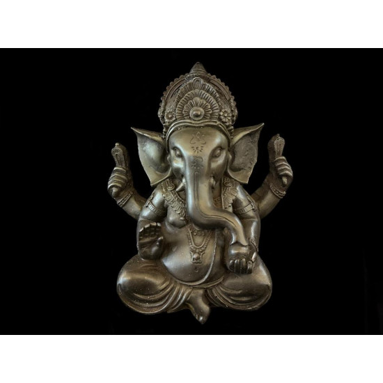 GANESHA NEGRA 27CM 'SM19'