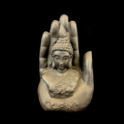 BUDA MANO NEGRO 17CM '1820'