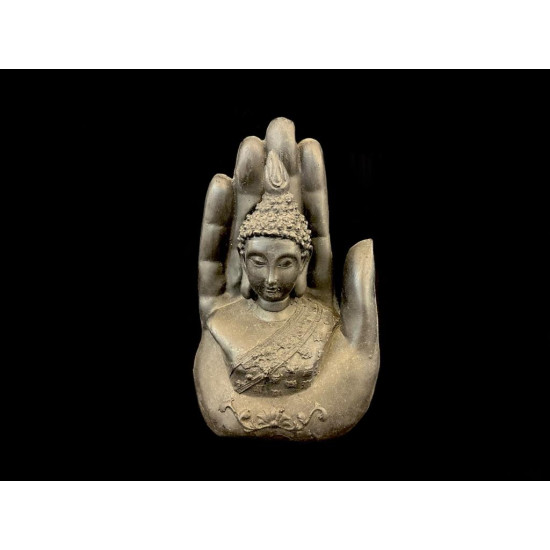 BUDA MANO NEGRO 17CM '1820'