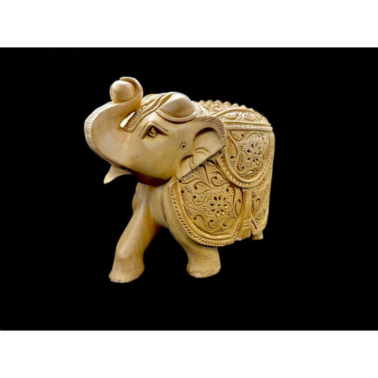 ELEFANTE TALLADO DE MADERA XL 'E105'