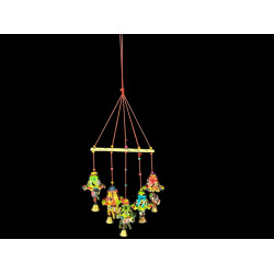 COLGANTE BAMBOO CAMPANA+ELEFANTE X5 'SAM8'