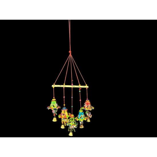 COLGANTE BAMBOO CAMPANA+ELEFANTE X5 'SAM8'