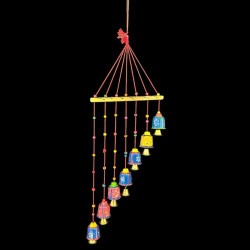 COLGANTE BAMBOO CAMPANITAS ESCALERA X7 'SAM6'