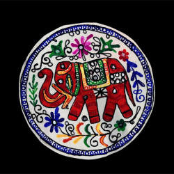 FUNDA BORDADA REDONDA 'SAM22'