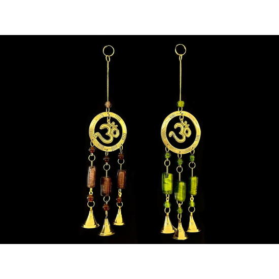 COLGANTE BRONCE OM CON VITRO 'SAM61'