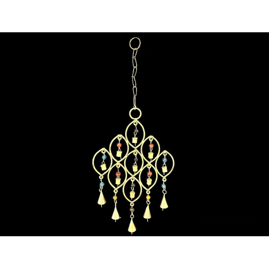 COLGANTE LAMADOR AROS CHICO DORADO 'RD18'