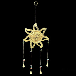 COLGANTE SOL CON OM DORADO 'RD19'