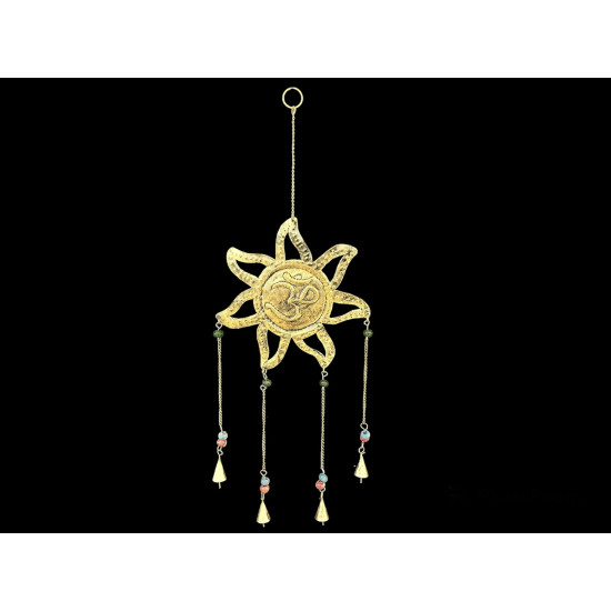 COLGANTE SOL CON OM DORADO 'RD19'