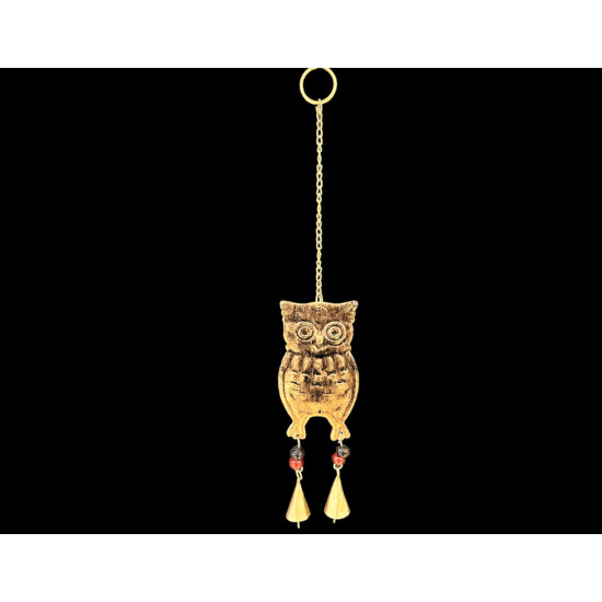 COLGANTE BUHO COBRE GRANDE 'RD35'