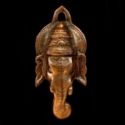 MASCARA GANESHA DE BRONCE NRO 3