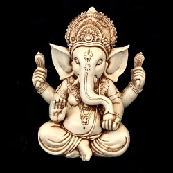 GANESHA BLANCA 27CM 'SM19'