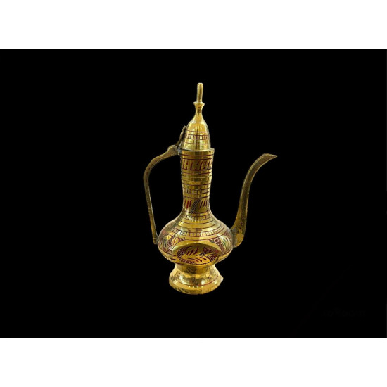 TETERA GRANDE DE BRONCE DECORATIVA