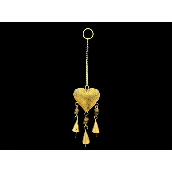 COLGANTE CORAZON GORDO DORADO 'RD216'