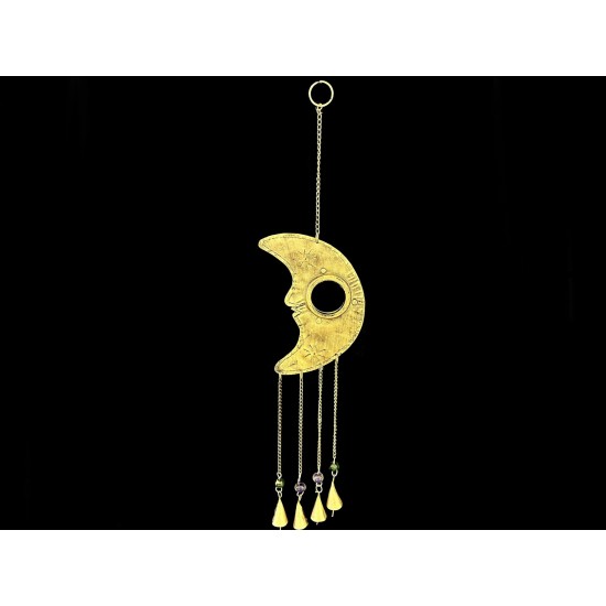 COLGANTE LUNA CON ESPEJO DORADO 'RD104'