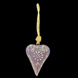 COLGANTE CORAZON VIOLETA '18816 PL'