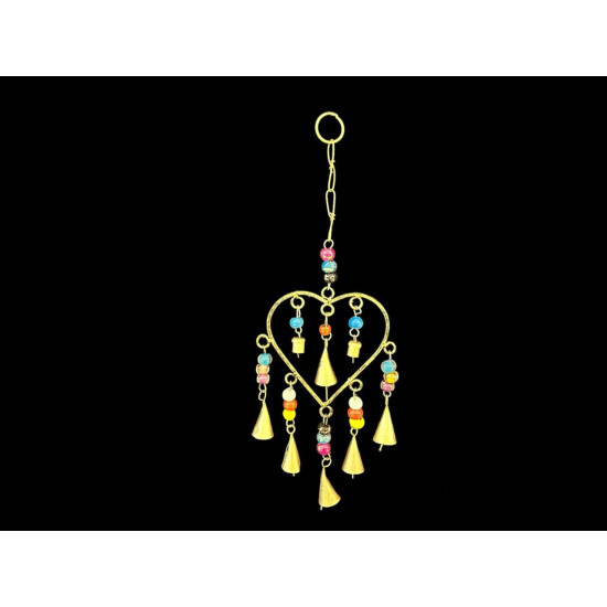 COLGANTE CORAZON CHICO DORADO 'RD30'