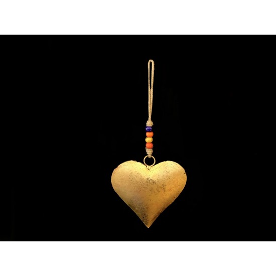 COLGANTE CORAZON DORADO '21844 D'