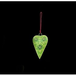 COLGANTE CORAZON VERDE '18796 G B'