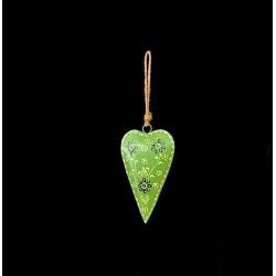 COLGANTE CORAZON VERDE '18796 G A'