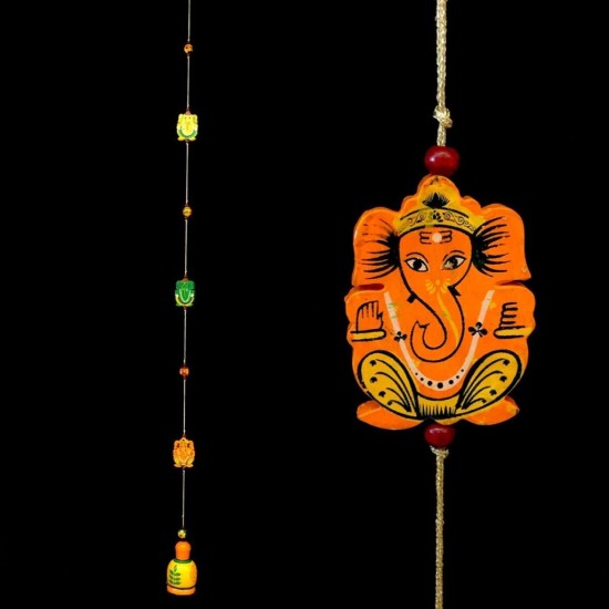TIRA DE MADERA GANESHA+CAMPANA '1804'
