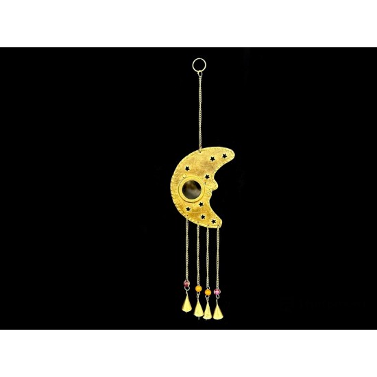 COLGANTE LUNA CON ESPEJO ORO 'AT-RD104'