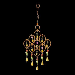 COLGANTE LAMADOR AROS CHICO COBRE 'RD18'