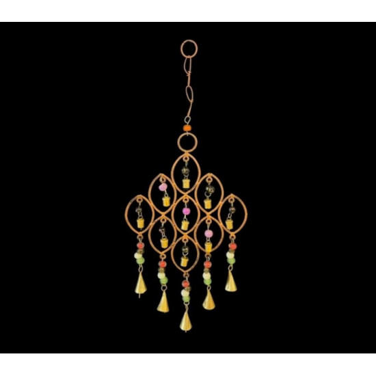 COLGANTE LAMADOR AROS CHICO COBRE 'RD18'