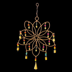 COLGANTE FLOR DE LOTO COBRE 'RD78'