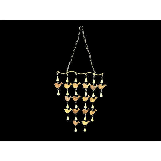 COLGANTE LLUVIA DE PAJARITOS COBRE 'RD09'