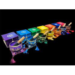 CUENCO TIBETANO 7 CHAKRAS