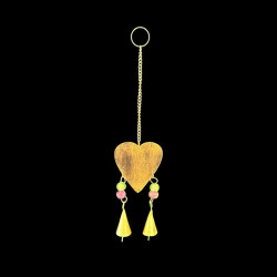 COLGANTE CORAZON CHATO COBRE 'RD246'